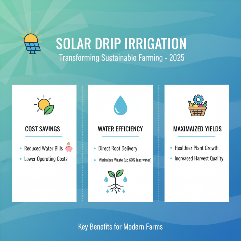 Top Benefits of Solar Drip Irrigation in 2025 for Sustainable Farming