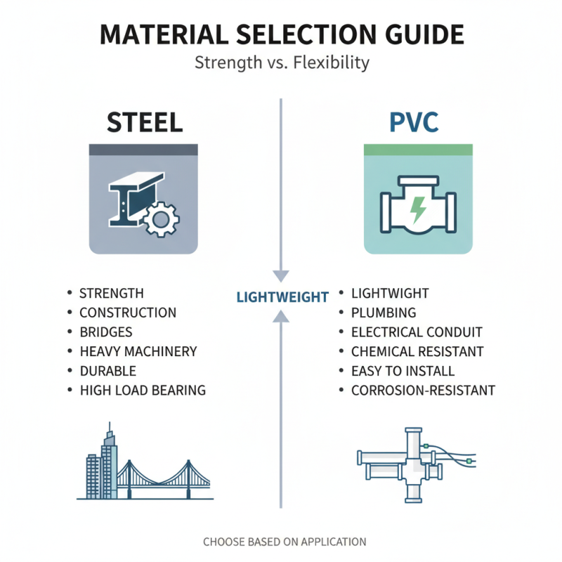 2026 How to Choose Between Steel and PVC for Your Next Project