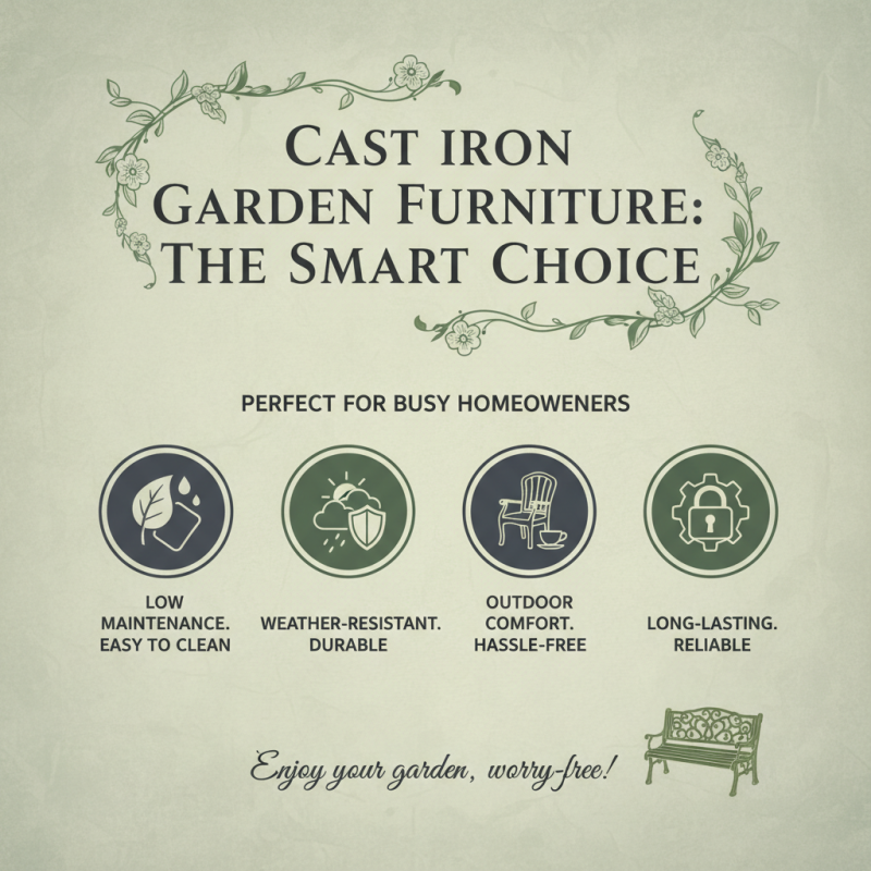 Top 10 Benefits of Cast Iron Garden Furniture for Your Outdoor Space