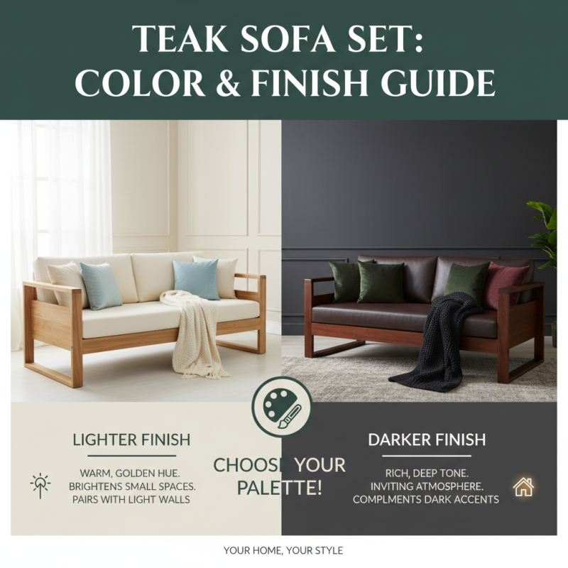 How to Choose the Perfect Teak Sofa Set for Your Home Decor