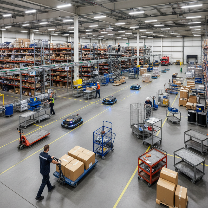 Top 10 Best Material Handling Carts for Efficient Warehouse Solutions