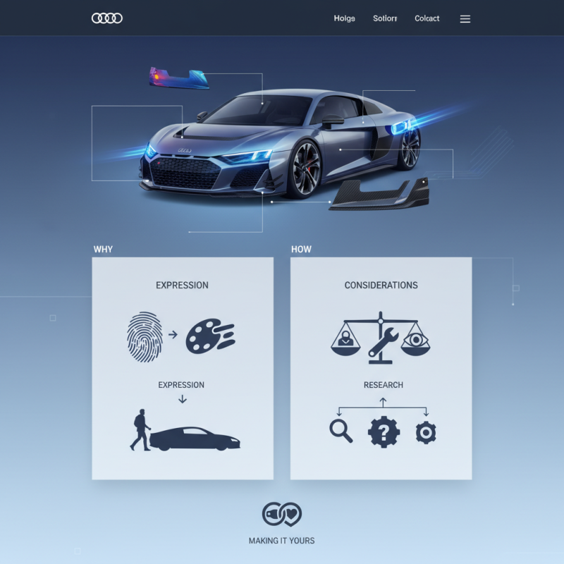 Why Should You Consider Audi Appearance Modification in 2026