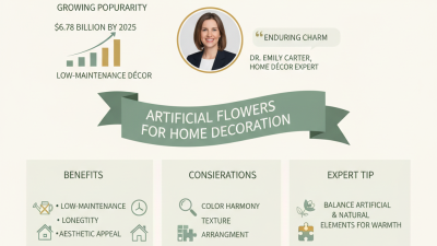 Top 10 Artificial Flowers for Home Decoration Ideas You Must Try