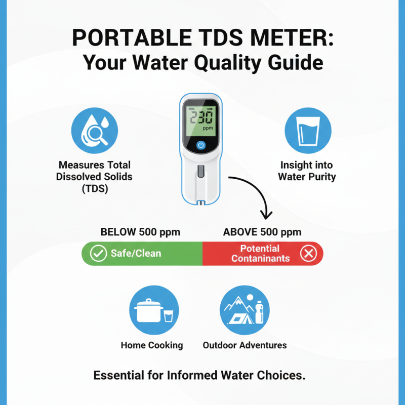 Why You Need a Portable TDS Meter for Water Quality Testing