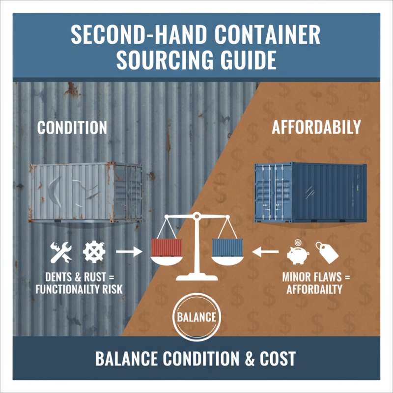 Best Second Hand Containers for Sale and What to Consider