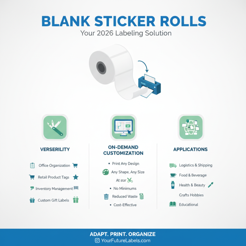 Why Choose Blank Sticker Rolls for Your 2026 Labeling Needs?