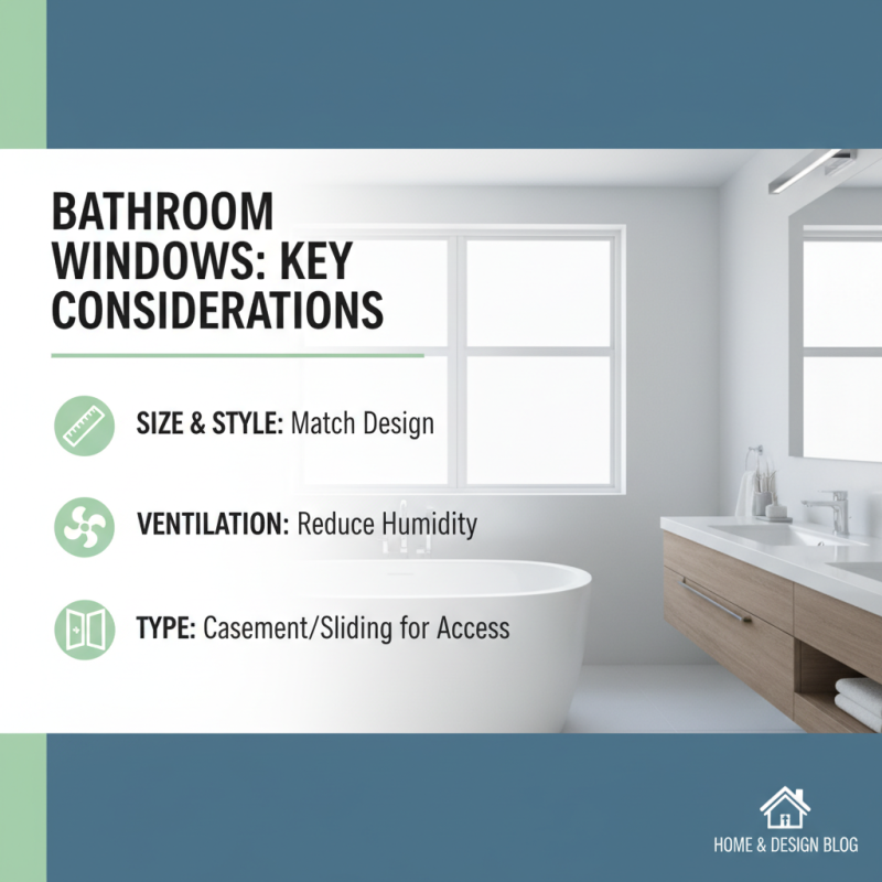 Best Ways to Choose Bathroom Window Styles for Your Home
