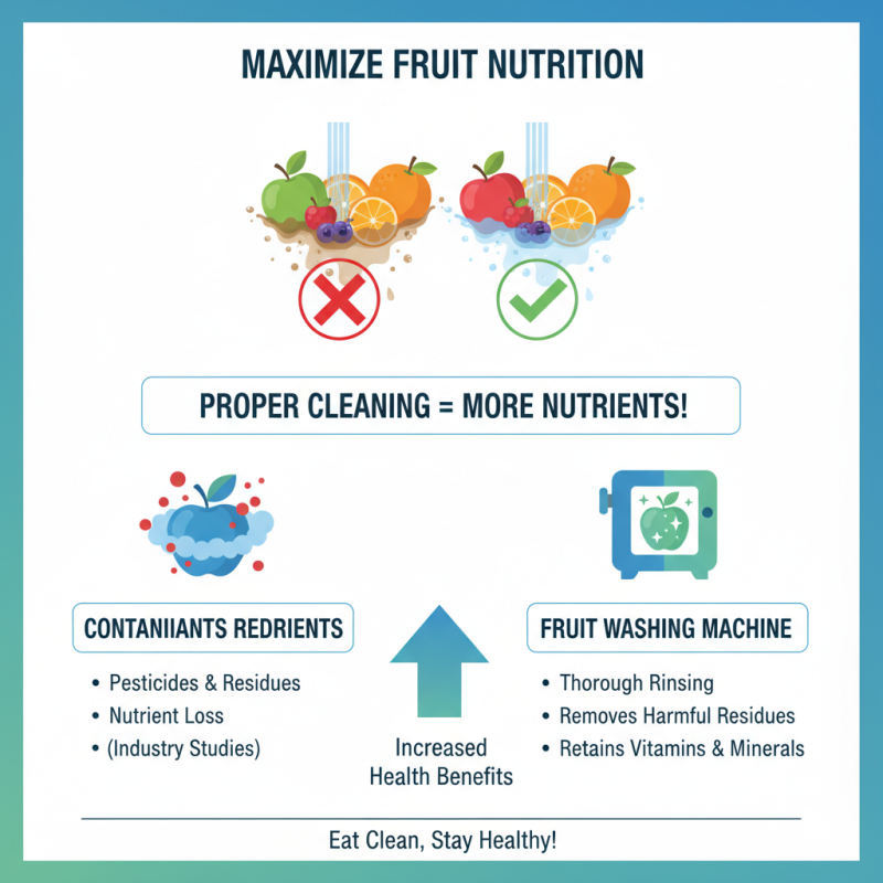 Top 10 Benefits of Using a Fruit Washing Machine for Healthy Eating