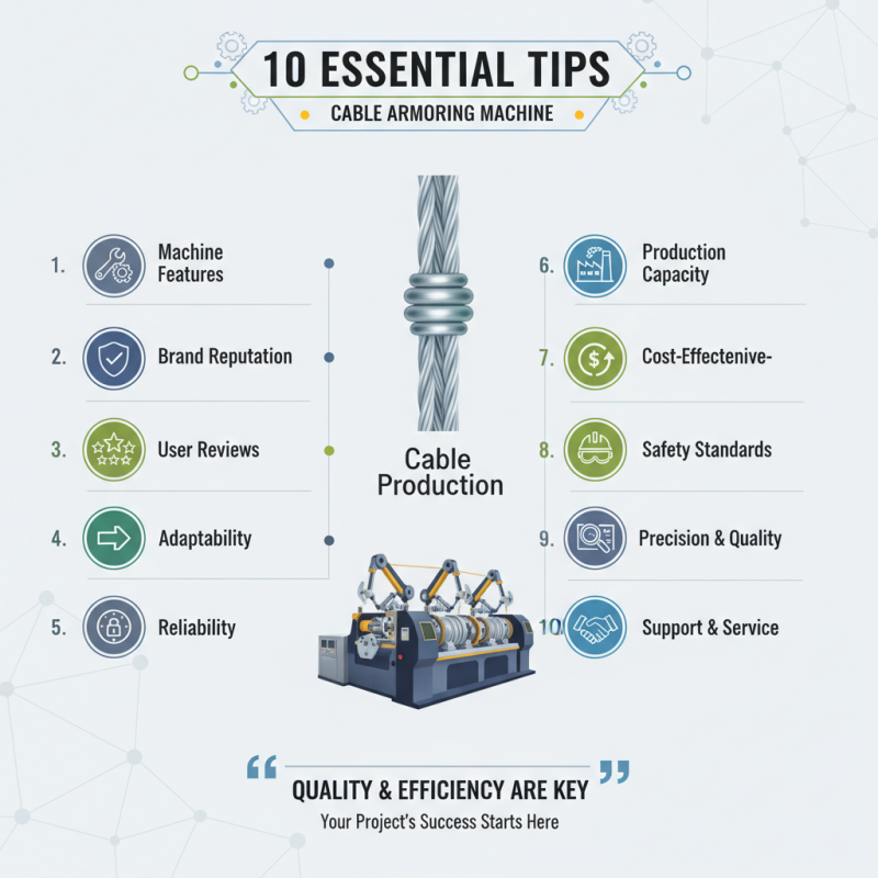 10 Essential Tips for Choosing the Right Cable Armoring Machine