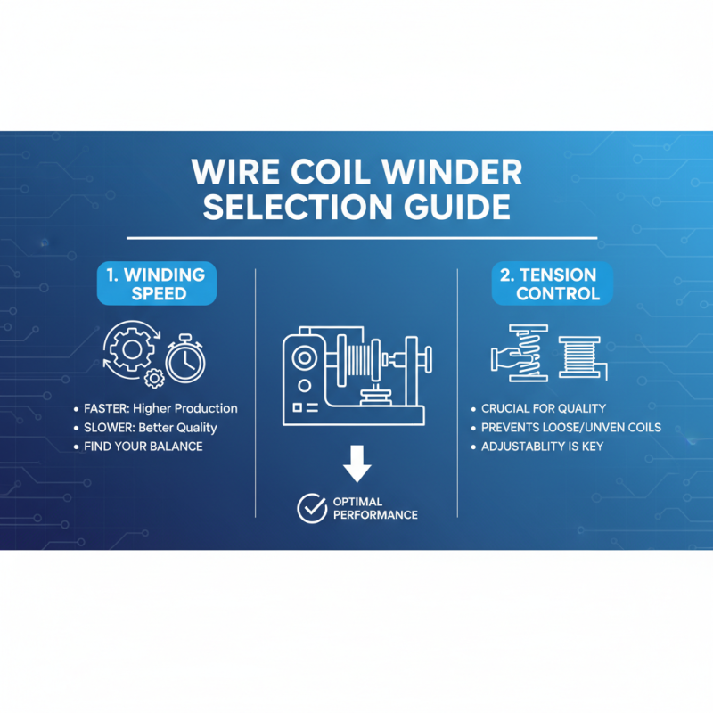 How to Choose the Best Wire Coil Winding Machine for Your Needs