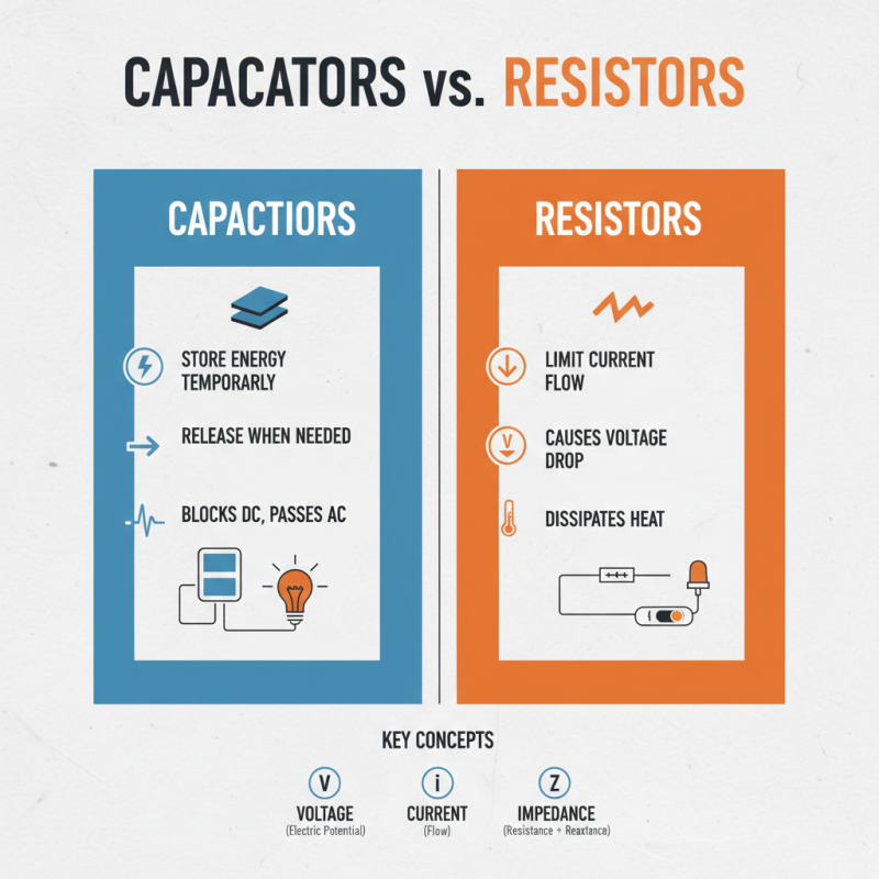 Top Capacitors vs Resistors: Key Differences and Applications Explained