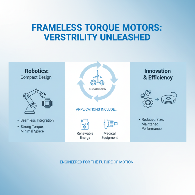 Why Choose Frameless Torque Motors for Your Next Application