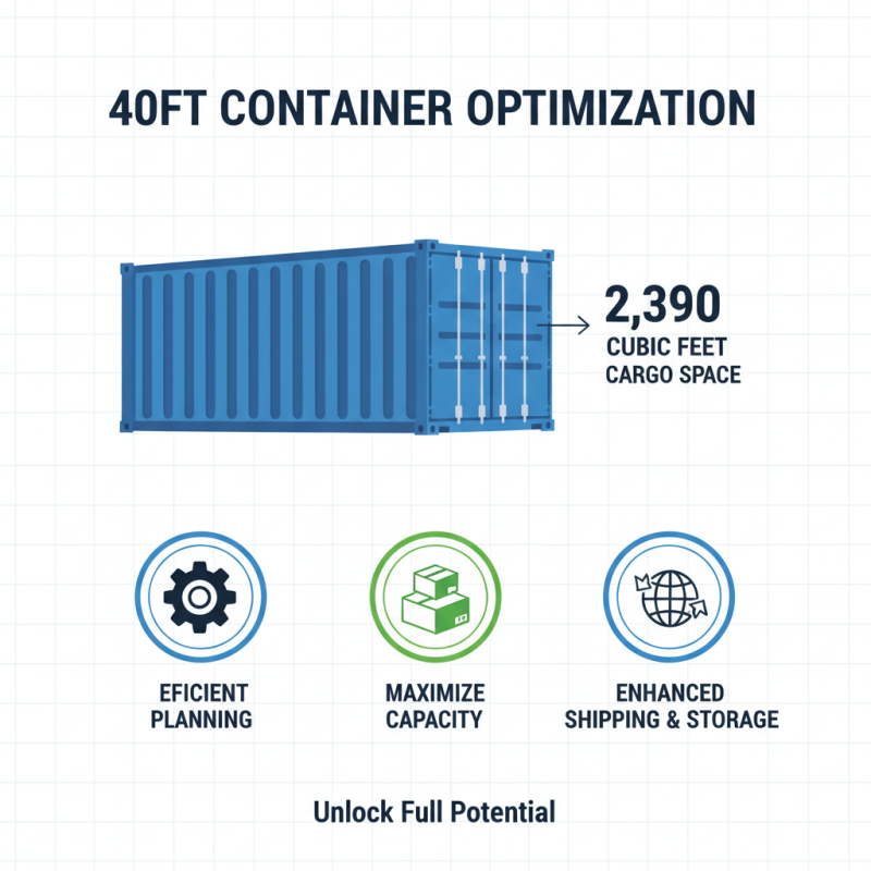 How to Efficiently Use a 40ft Container for Shipping and Storage