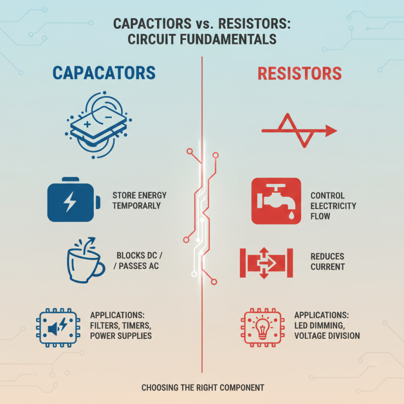 Top Capacitors vs Resistors: Key Differences and Applications Explained