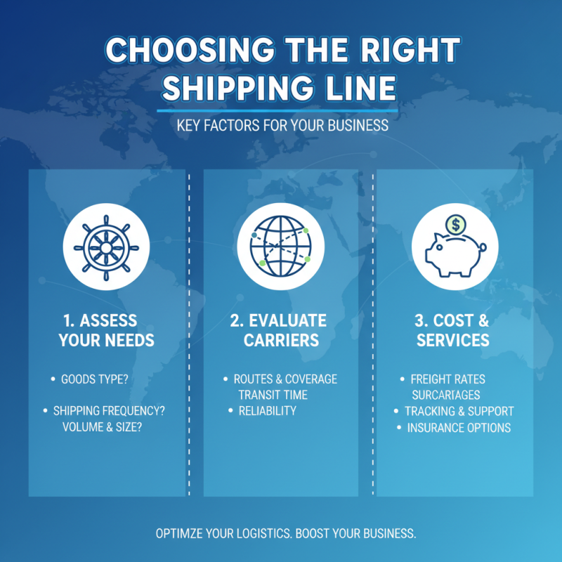 How to Choose the Right Shipping Line for Your Business Needs