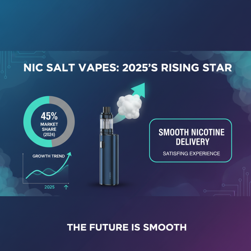 Top 2025 Nic Salt Vape E-Liquid Trends and Benefits for Vapers