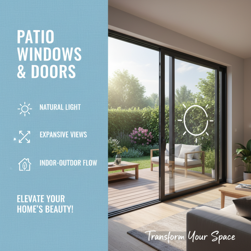 Why Choose Patio Windows and Doors for Your Home Upgrade?