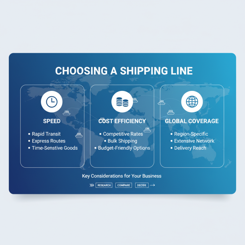 How to Choose the Right Shipping Line for Your Business Needs