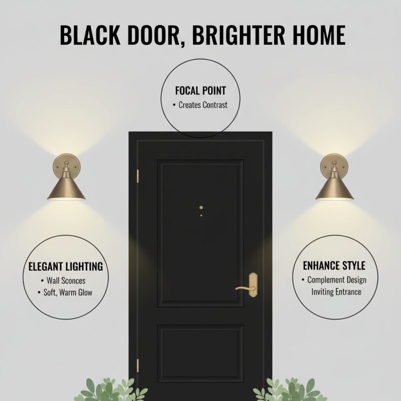 Top 10 Stunning Ideas for a Black Front Door Design