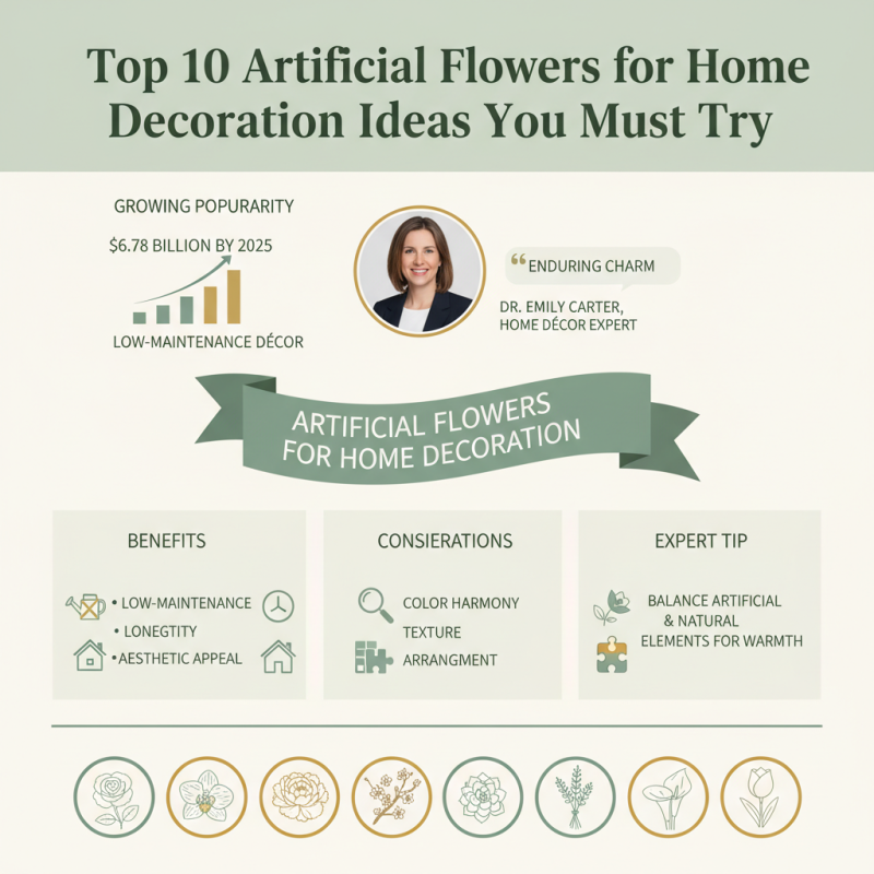 Top 10 Artificial Flowers for Home Decoration Ideas You Must Try