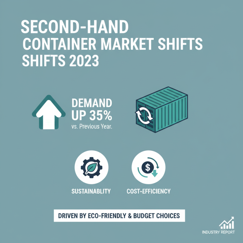 Best Second Hand Containers for Sale and What to Consider