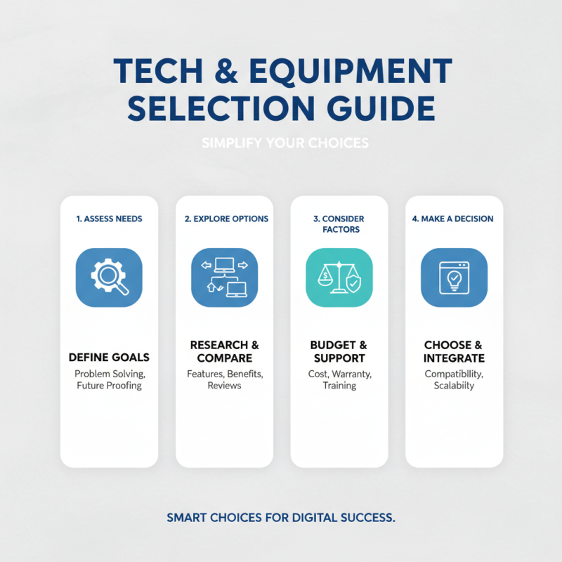 2026 How to Choose the Best Technology and Equipment for Your Needs