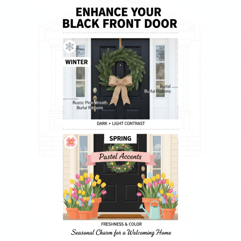 Top 10 Stunning Ideas for a Black Front Door Design