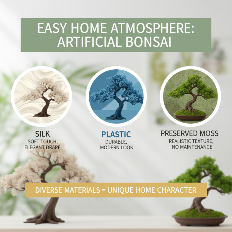 Top 10 Artificial Plant Bonsai Ideas for Home Decoration