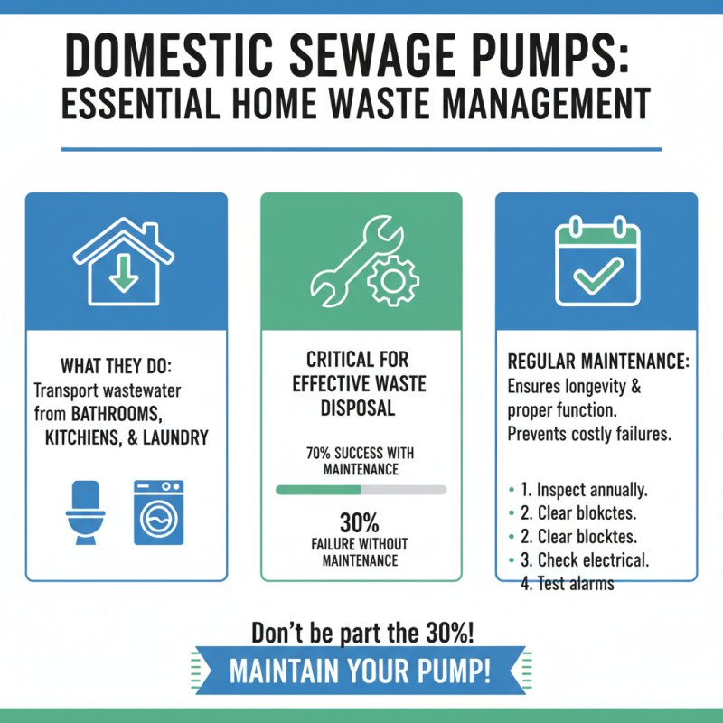 Why Are Domestic Sewage Pumps Essential for Home Waste Management?
