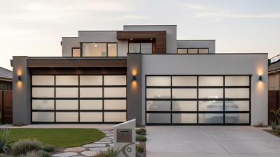 Top Tips for Choosing Modern Garage Doors for Your Home