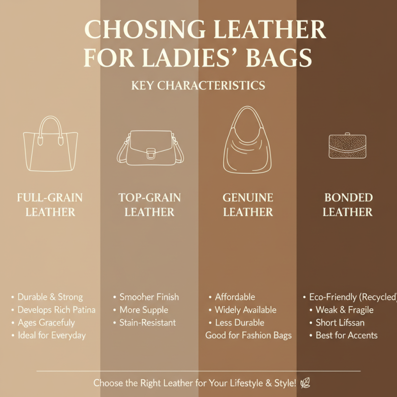 How to Choose the Perfect Genuine Leather Ladies Bag for Every Occasion