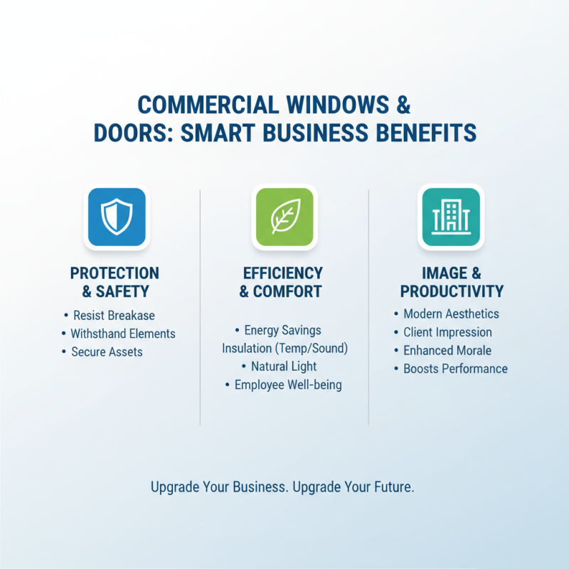 Top 10 Benefits of Commercial Windows and Doors for Your Business