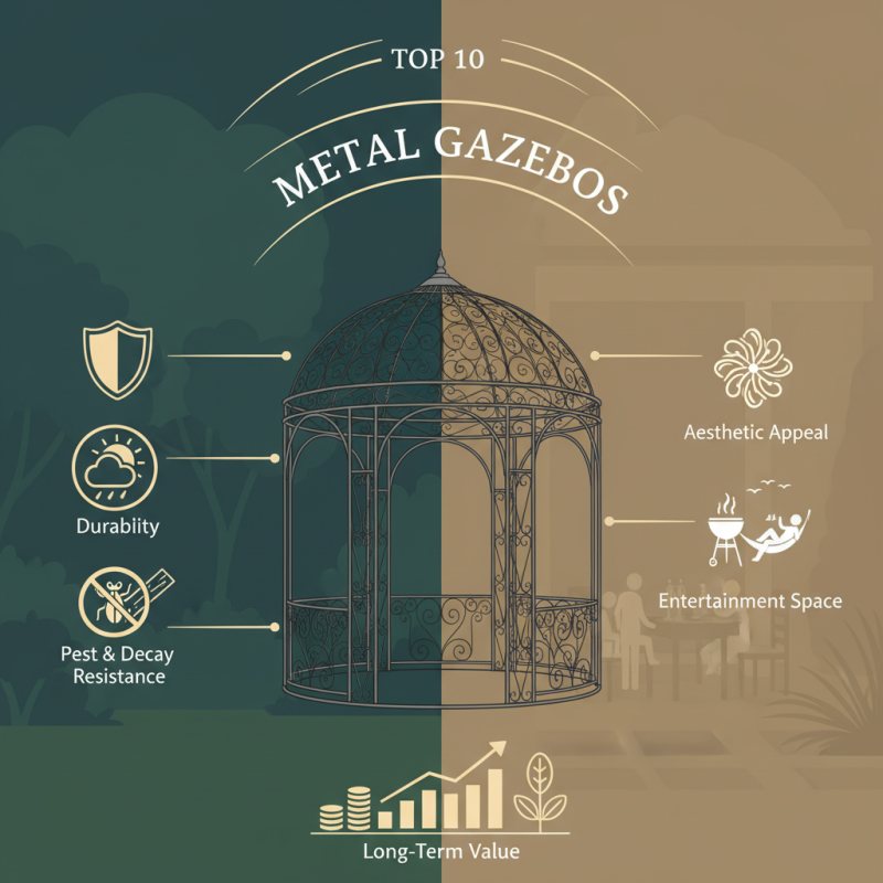 Top 10 Benefits of Metal Gazebos for Your Outdoor Space