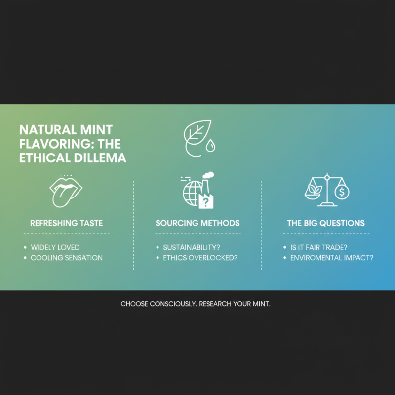 The Benefits and Uses of Natural Mint Flavouring in 2025