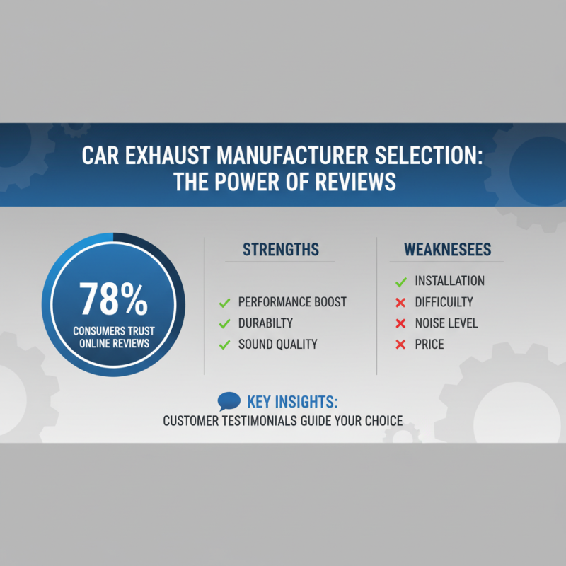 How to Choose the Right Car Exhaust Manufacturer for Your Needs