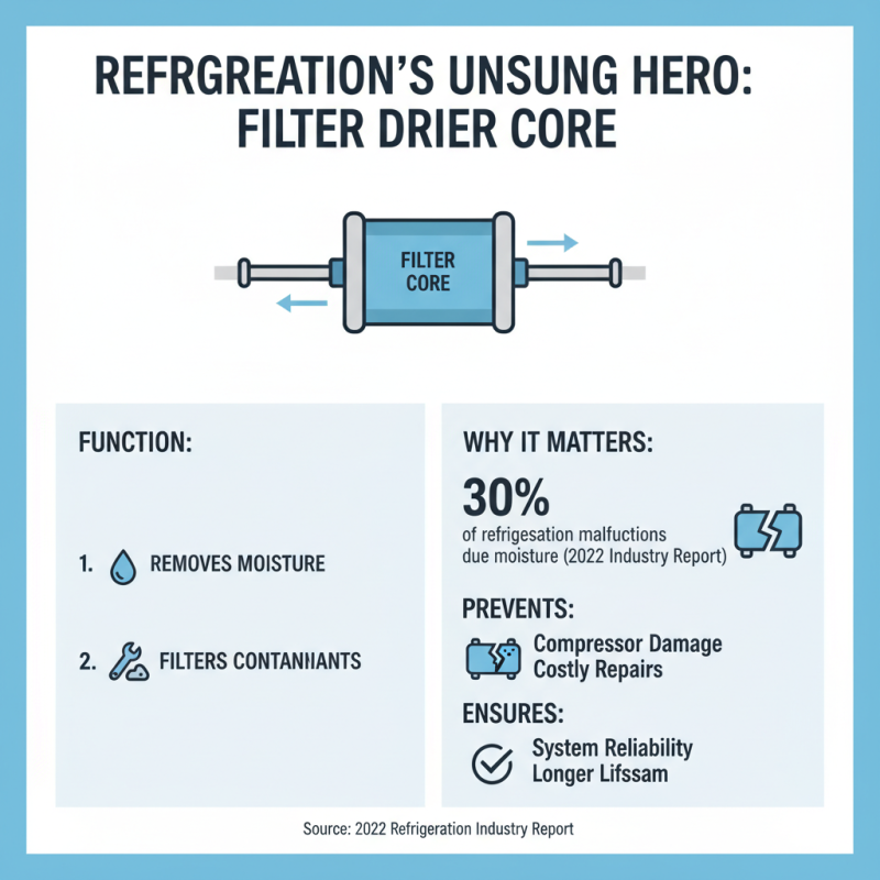 Why You Need a Filter Drier Core in Your Refrigeration System