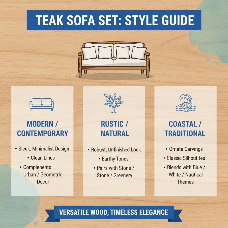 How to Choose the Perfect Teak Sofa Set for Your Home Decor
