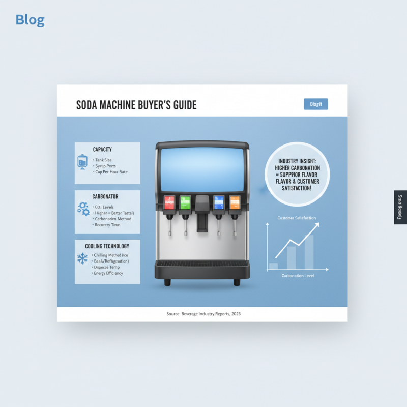 How to Choose the Best Soda Machines for Your Business Needs