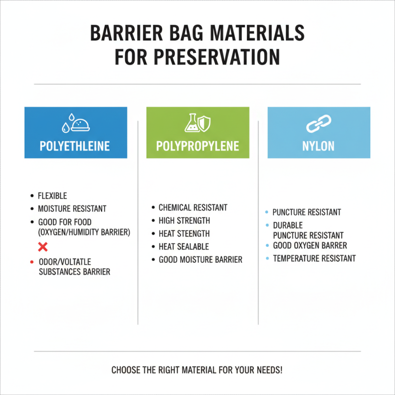 How to Choose the Best Barrier Bags for Preservation in 2026