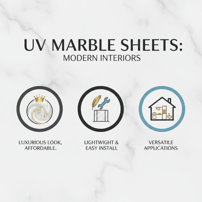 What is Uv Marble Sheet and How is it Used in Home Decoration