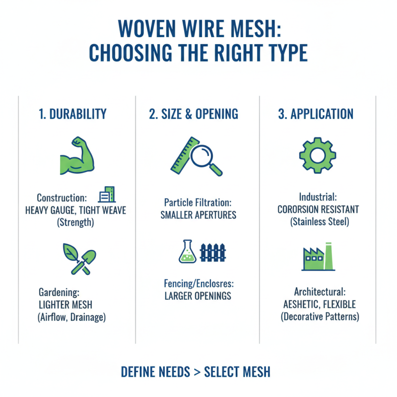 How to Choose the Right Woven Wire Mesh for Your Project