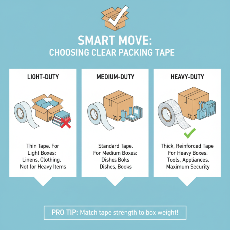 How to Use Clear Packing Tape Effectively for Moving and Storage