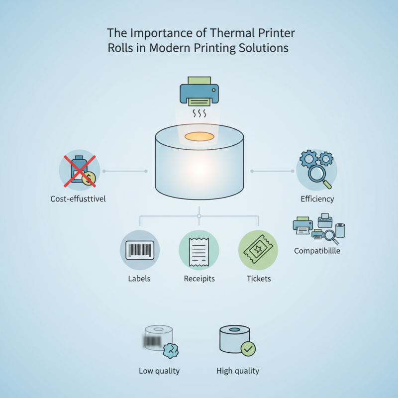 What is the Importance of Thermal Printer Rolls in Modern Printing Solutions