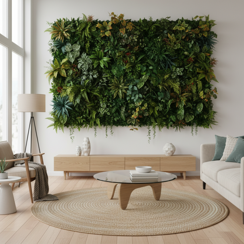 What is an Artificial Plant Wall and How to Use It in Home Decor