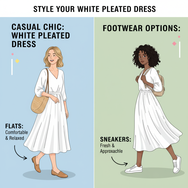 How to Style a White Pleated Dress for Every Occasion