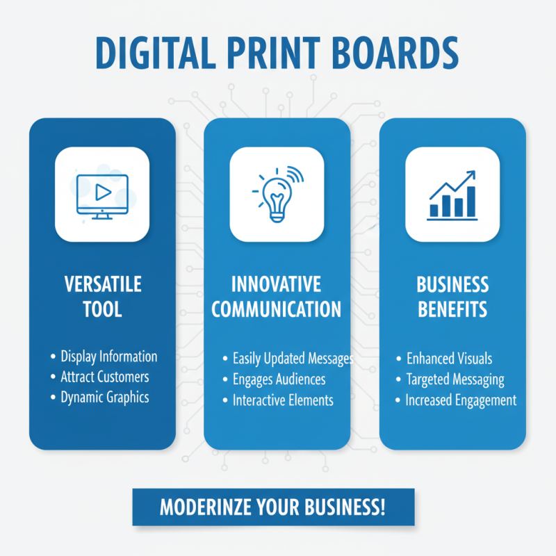 What is a Digital Print Board? Uses, Benefits, and Applications Explained