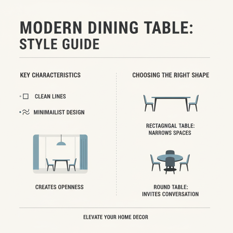 Why Choosing a Modern Dining Table Can Transform Your Home Decor