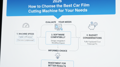 2026 How to Choose the Best Car Film Cutting Machine for Your Needs