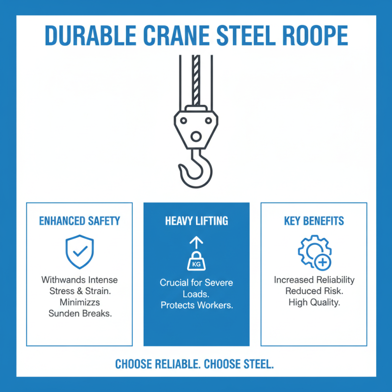 Top 10 Benefits of Using Durable Crane Steel Rope for Heavy Lifting