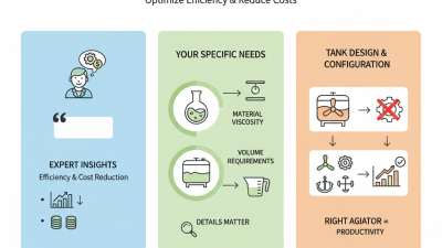 2026 How to Choose the Right Agitator Mixing Tank for Your Needs